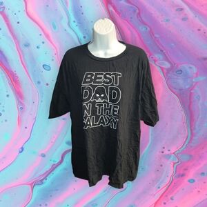 Men's size 2XL Star Wars "best dad in the galaxy" t-shirt